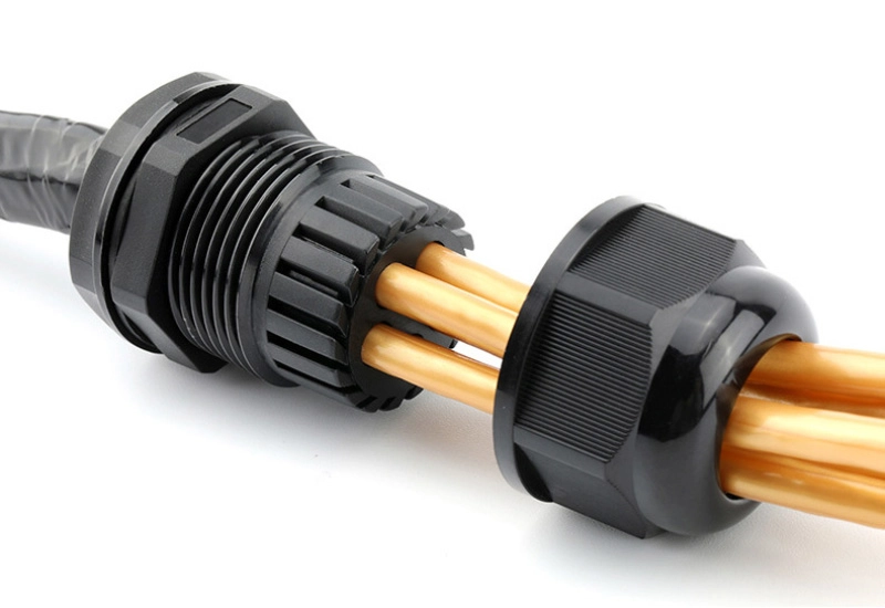3 Multi-Hole Cable Glands and spiral strain relief connectors for specialized industrial environments
