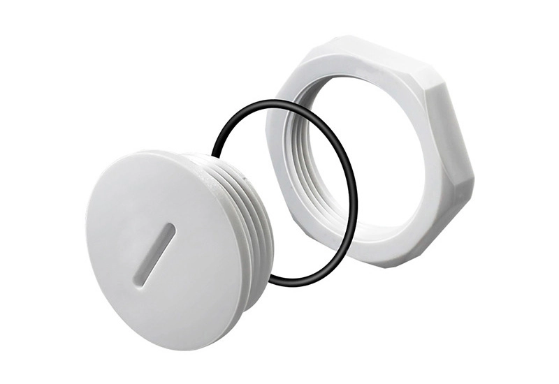 Metric, PG, and NPT thread adapters, locknuts, and reducers for customized cable gland assembly