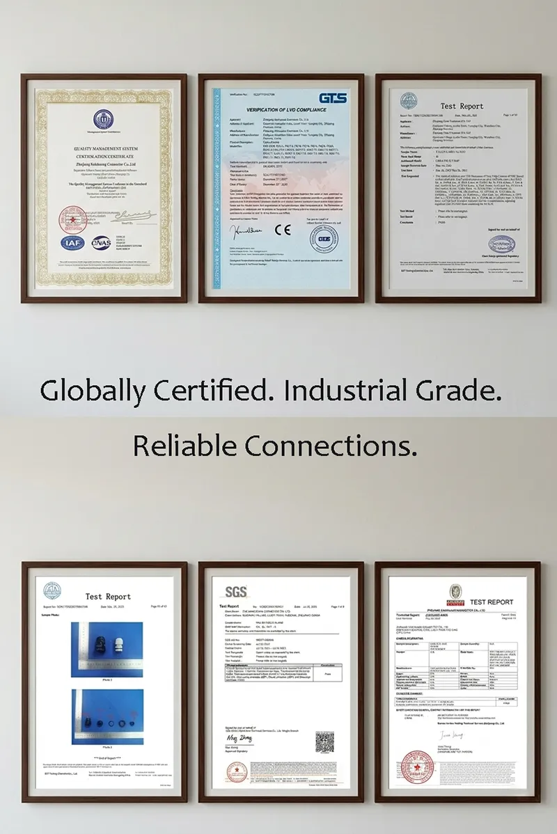 CHSO certificates and compliance documents