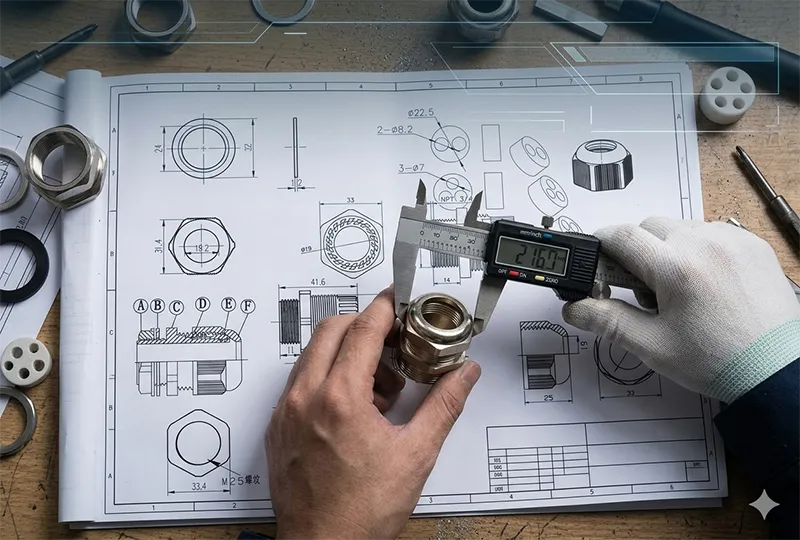 OEM service is available for CHSO cable glands
