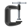 Clamp icon for compact cable management