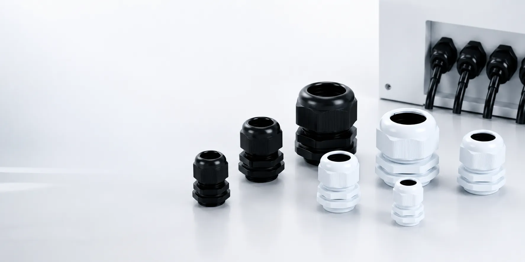 Nylon cable gland product range