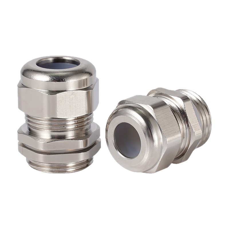 Stainless steel cable glands for power distribution and energy systems