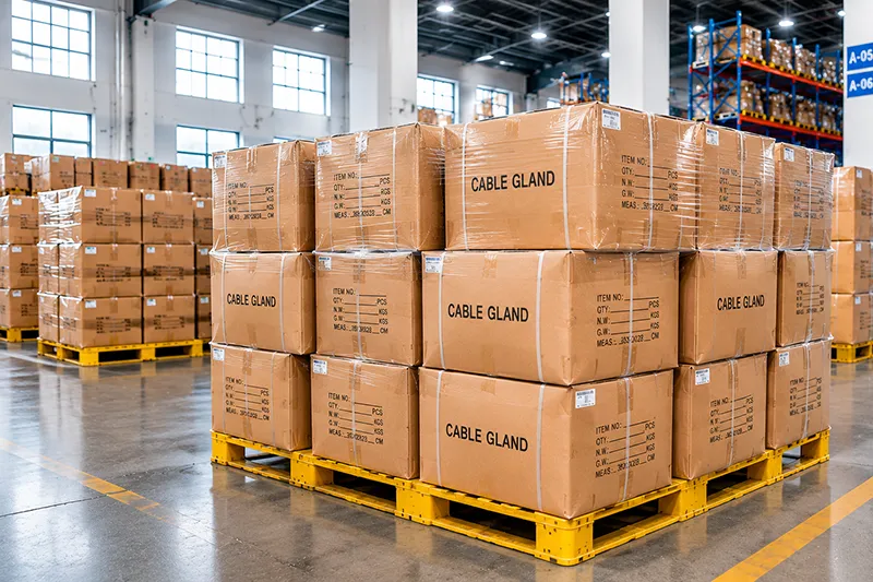 Well organized warehouse of Changsong Electric
