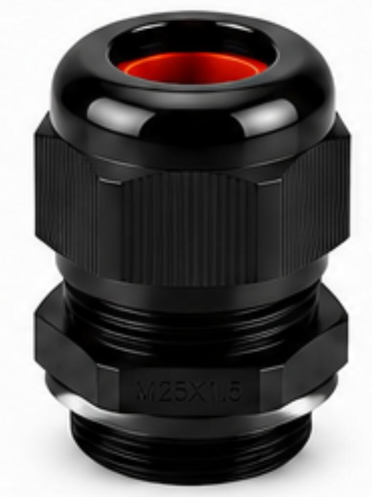 Flame-retardant nylon cable gland