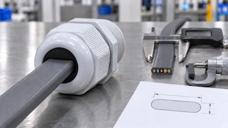 flat cable gland